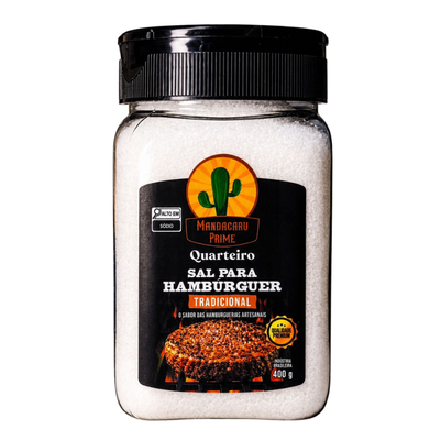 SAL P/ HAMBURGUER MANDACARU / QUARTEIRO TRADICIONAL PT 400GR
