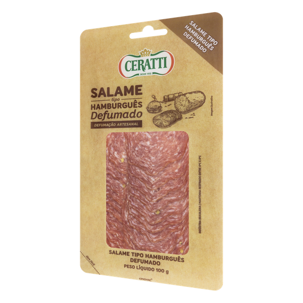 SALAME HAMBURGUES DEF CERATTI FAT 100GR