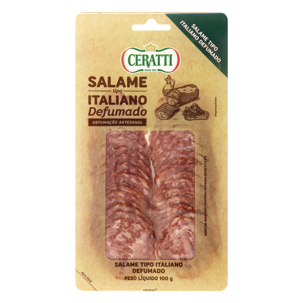SALAME ITALIANO CERATTI FATIADO 100GR