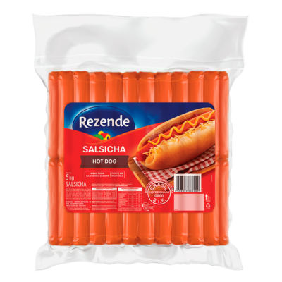 SALSICHA HOT DOG REZENDE CG PCT 5KG