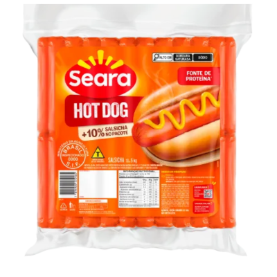 SALSICHA HOTDOG SEARA PCT 5KG