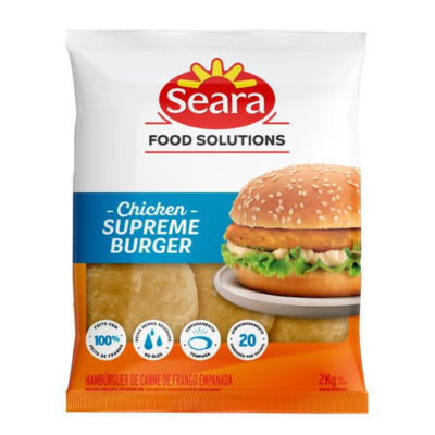 SUPREME BURGUER CHICKEN SEARA CG PCT 2KG