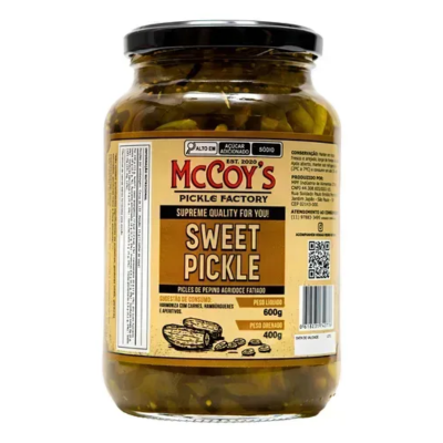 SWEET PICKLES MCCOYS POTE 600GR