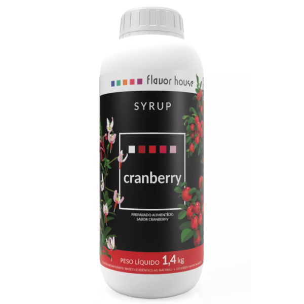 XAROPE ALIMENTICIO FLAVOR HOUSE SABOR CRANBERRY GFA 1,4KG