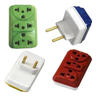 ADAPTADOR TRIPLO COLORIDO S/CASULO