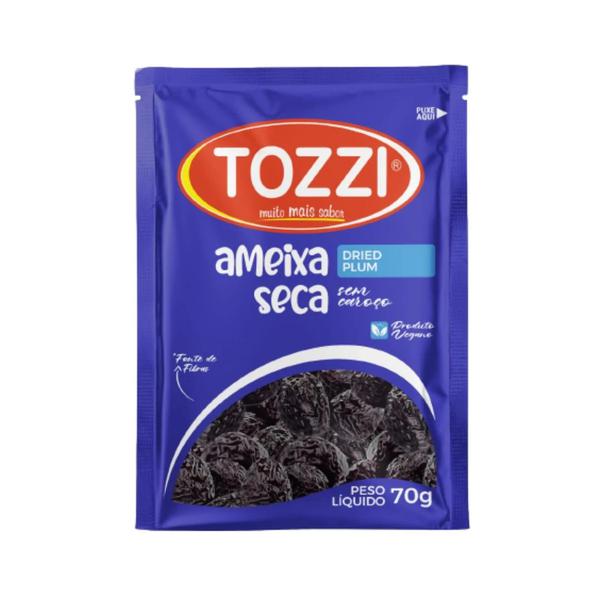 AMEIXA SECA TOZZI S/CAROÇO 70G