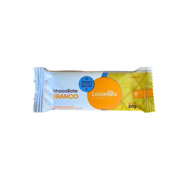BARRA CHOC.LACIELLA BRANCO ZERO AÇUCAR 20G