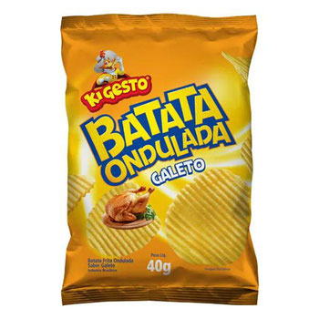 BATATA KI GOSTO ONDULADA GALETO 40G