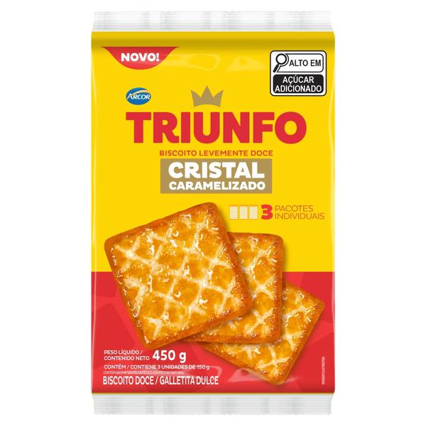 BISC.TRIUNFO CRISTAL CARAMELIZADO 150G