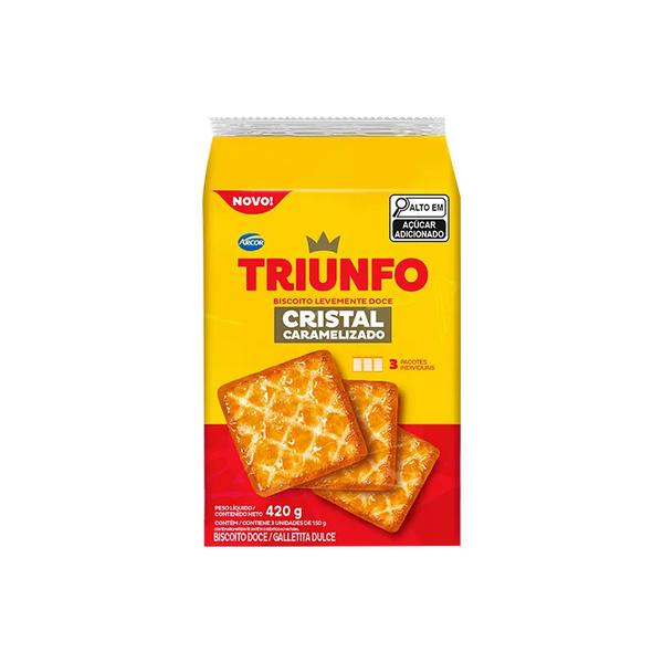 BISC.TRIUNFO CRISTAL CARAMELIZADO 420G