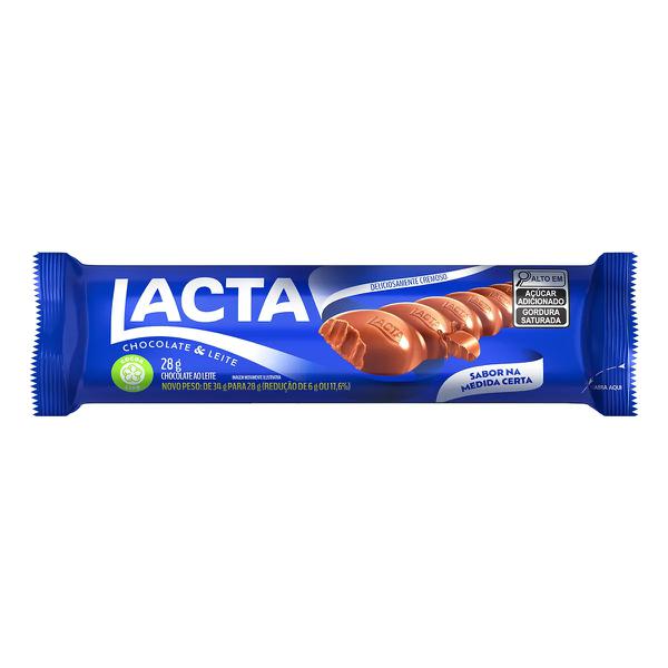 CHOC.LACTA AO LEITE 28G