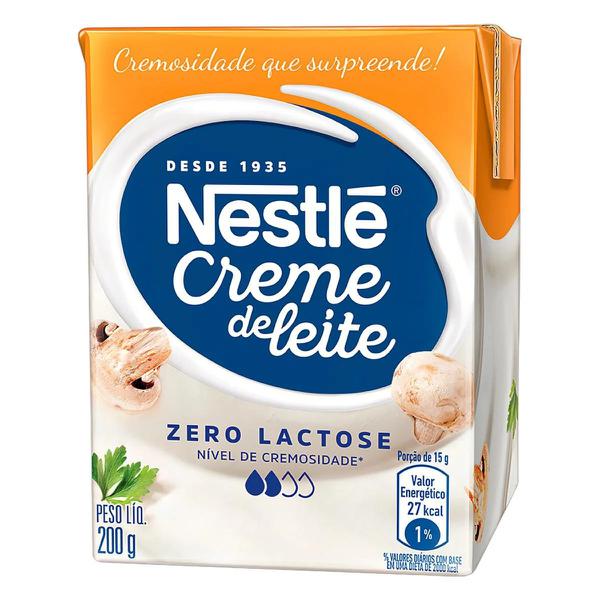 CREME DE LEITE NESTLE ZERO LACTOSE 200G