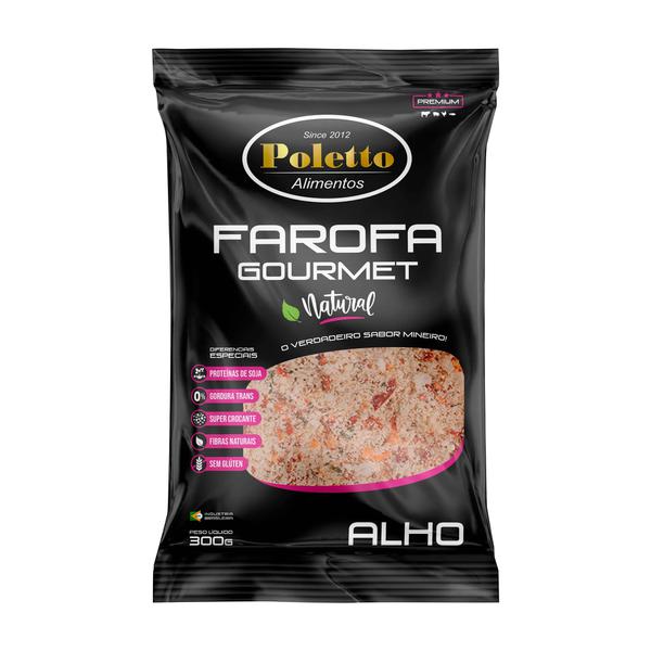 FAROFA POLETTO ALHO 300GR