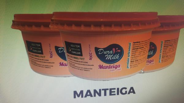 MANTEIGA DURA MILK COM SAL 200GR