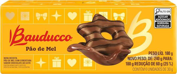 PAO DE MEL BAUDUCCO ESPECIAL 180G