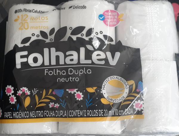 PAPEL HIG.FOLHALEV FD NEUTRO 12X20M