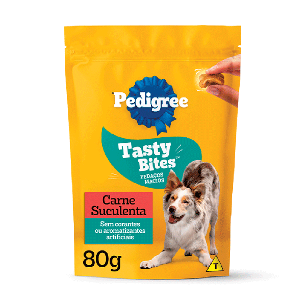 PETISCO PEDIGREE TASTY BITES CARNE 80G