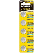 PILHA TOSHIBA LITHIUM CR2032 C/1