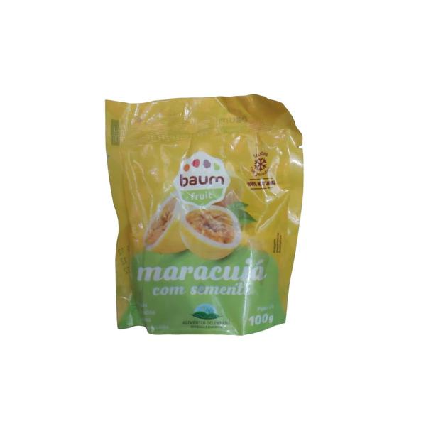 POLPA CONG. BAUM FRUIT 100G MARACUJA C/SEMENTE