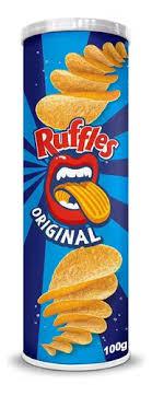 SALG.ELMA CHIPS RUFFLES 100G ORIGINAL TUBO