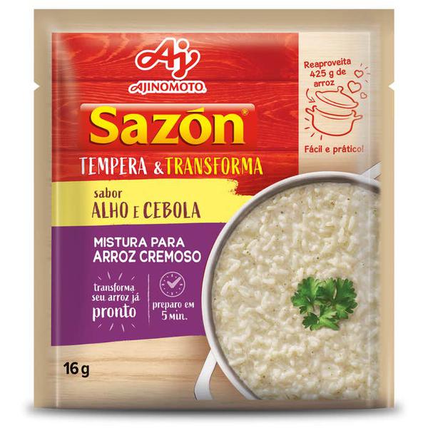 TEMPERO SAZON TEMPERA E TRANSFORMA ALHO E CEBOLA 16G