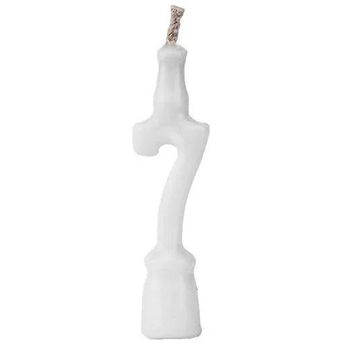VELA PLASTICA SABOR DE FESTA  BRANCA N 7