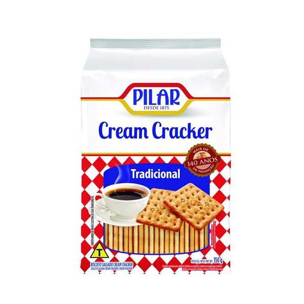 Bisc Pilar Cream Cracker Trad 350g