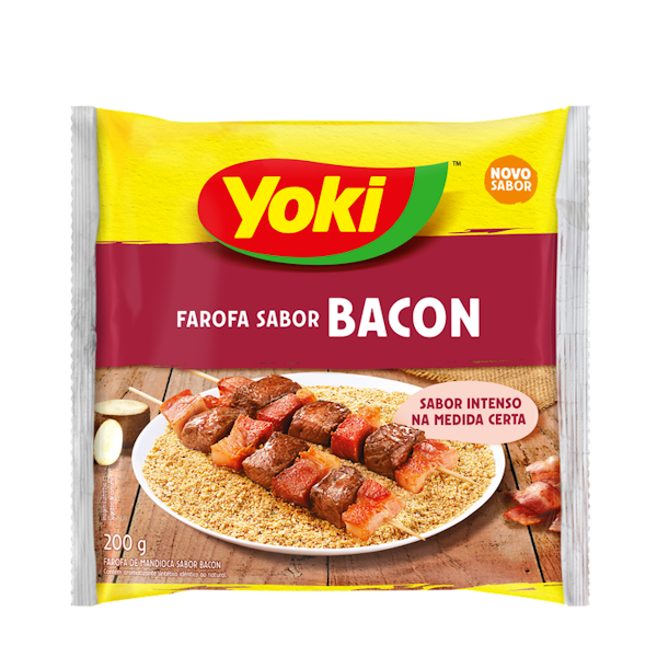 Farofa Pronta Yoki Bacon 200g