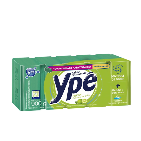 Sabao Em Barra Ype Fresh C/5un 900g
