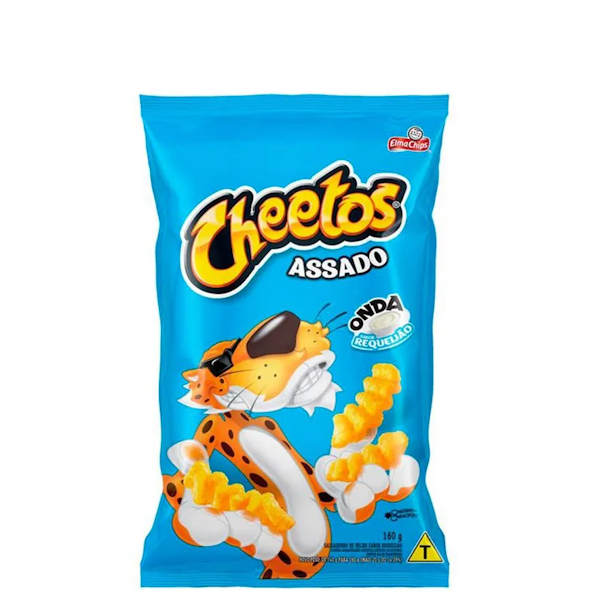 Salg e Chips Cheetos Onda Requeijao 160g
