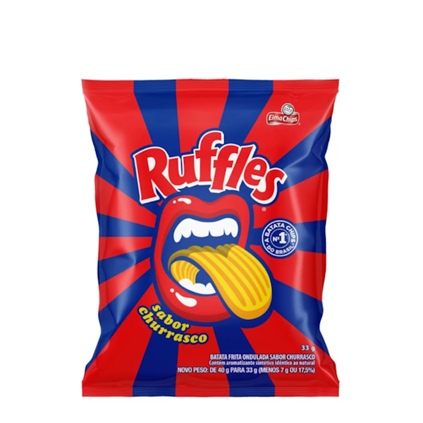 Salg e Chips Ruffles Churrasco 33g