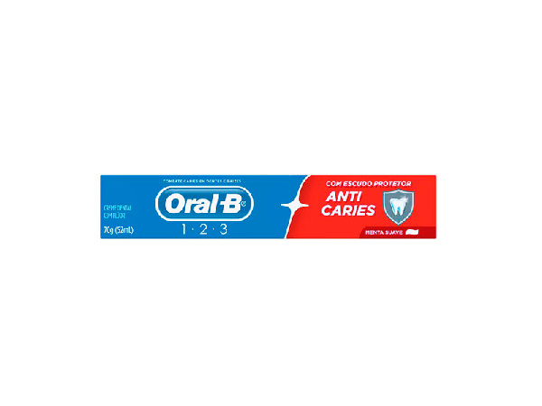 CREME DENTAL ORAL B123 70GR