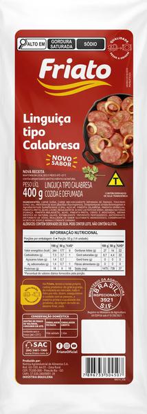 LINGUICA CALABRESA FRIATO 400GR