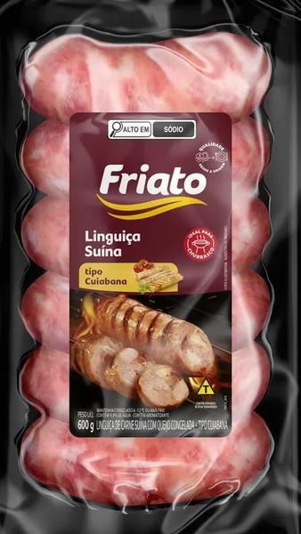 LINGUICA FRIATO CUIABANA SUINA 600G
