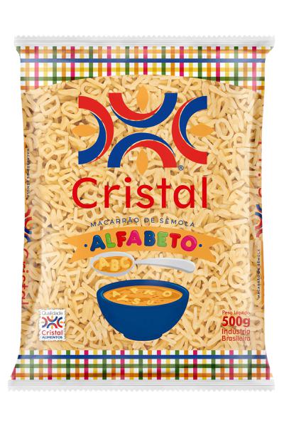 MACARRAO CRISTAL ALFABETO 500G