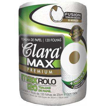PAPEL TOALHA CLARA MAX 120FOLHAS
