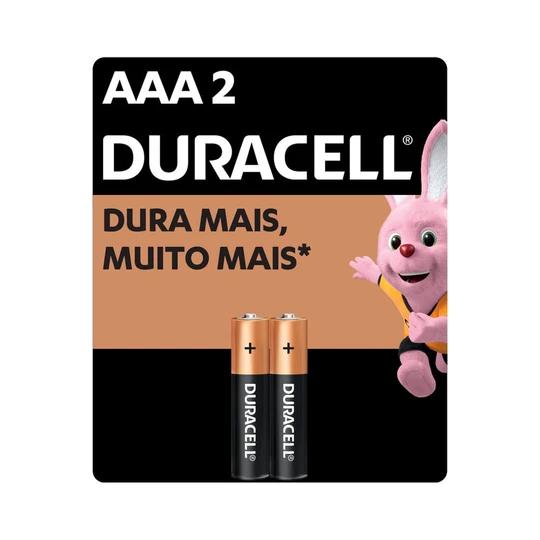 PILHA DURACELL ALC AAA PALITO 2UN