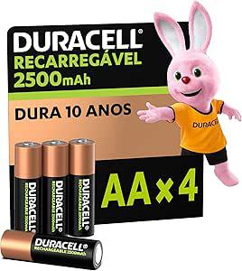 PILHA DURACELL ALCALINA AA P SM 4UN