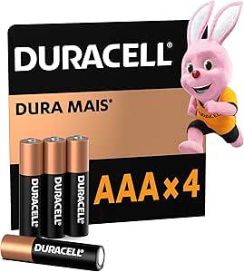 PILHA DURACELL ALCALINA AAA PALITO