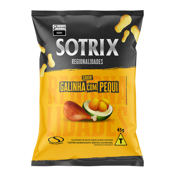 SALGADINHO SOTRIX GALINHA/PEQUI 45G