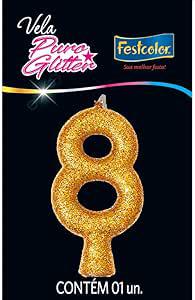 VELA GLITTER OURO 1