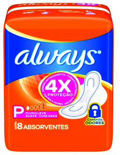 ABSORV.ALWAYS SUPER PROT CA 8UN SUAVE