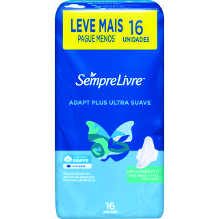 ABSORV.SEMPRE LIVRE ADAPT PLUS CA SV 16UN