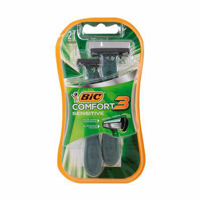 APAR.BARB BIC COMFORT3 2X1 PELE SENSIVEL