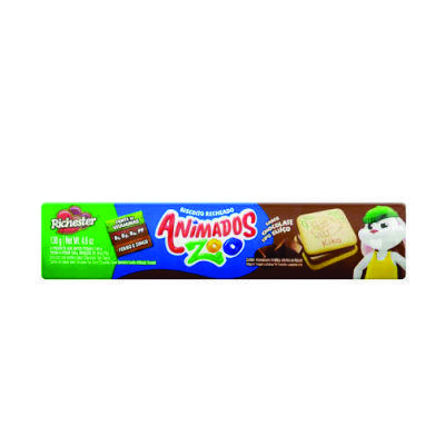 BISC.RECH ANIM ZOO 130G CHOCOLATE
