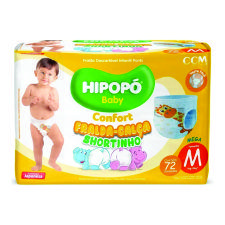 FRALDA DESC HIPOPO BABY SHORT MEGA M/72