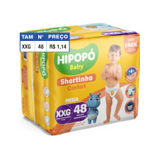 FRALDA DESC HIPOPO BABY SHORT MEGA XXG/48