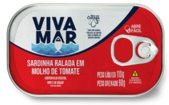 SARDINHA VIVA MAR RAL TOMATE 90G