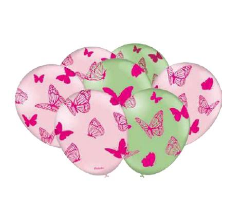 BOLA N9 JD BORBOLETAS 106635 FESTCOLOR 25un