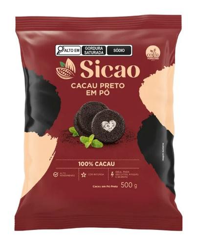 CACAU EM PO PRETO 100 DCP-10N2101-K10 SICAO 500g